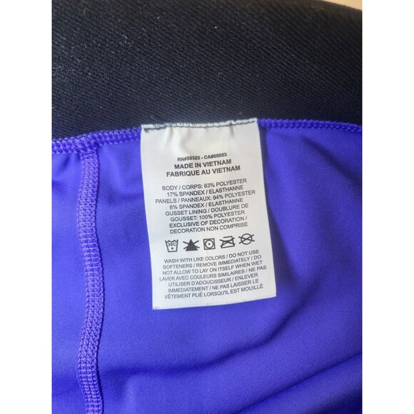 Nike Pro Womens Medium Dri Fit Leggings Purple Athletic - Picture 4 of 13